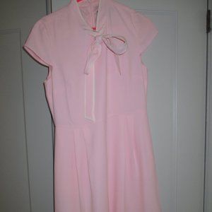 J Crew Pink Bow Dress. Size 8. NWT
